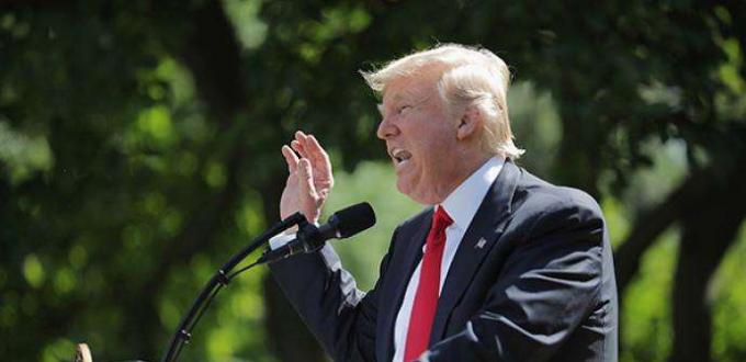 تىرامپ ئامېرىكا دۆلەت ئەھۋالى توغرىسدا دوكىلات بەردى